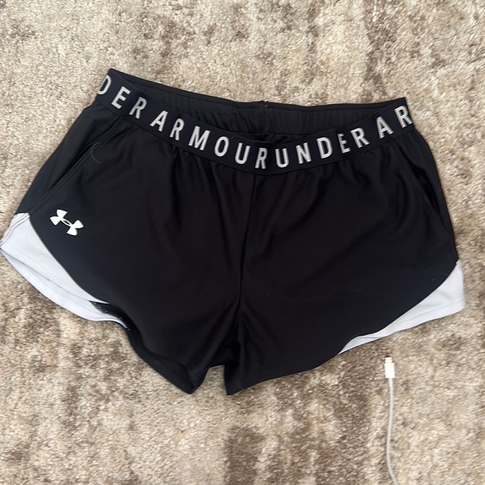 Under armor track shorts